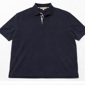 Men's AUTHENTIC BURBERRY Navy Polo Shirt